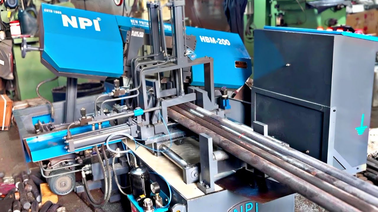 Fully Automatic Bandsaw Machine with Bundle Cutting Attachment 8