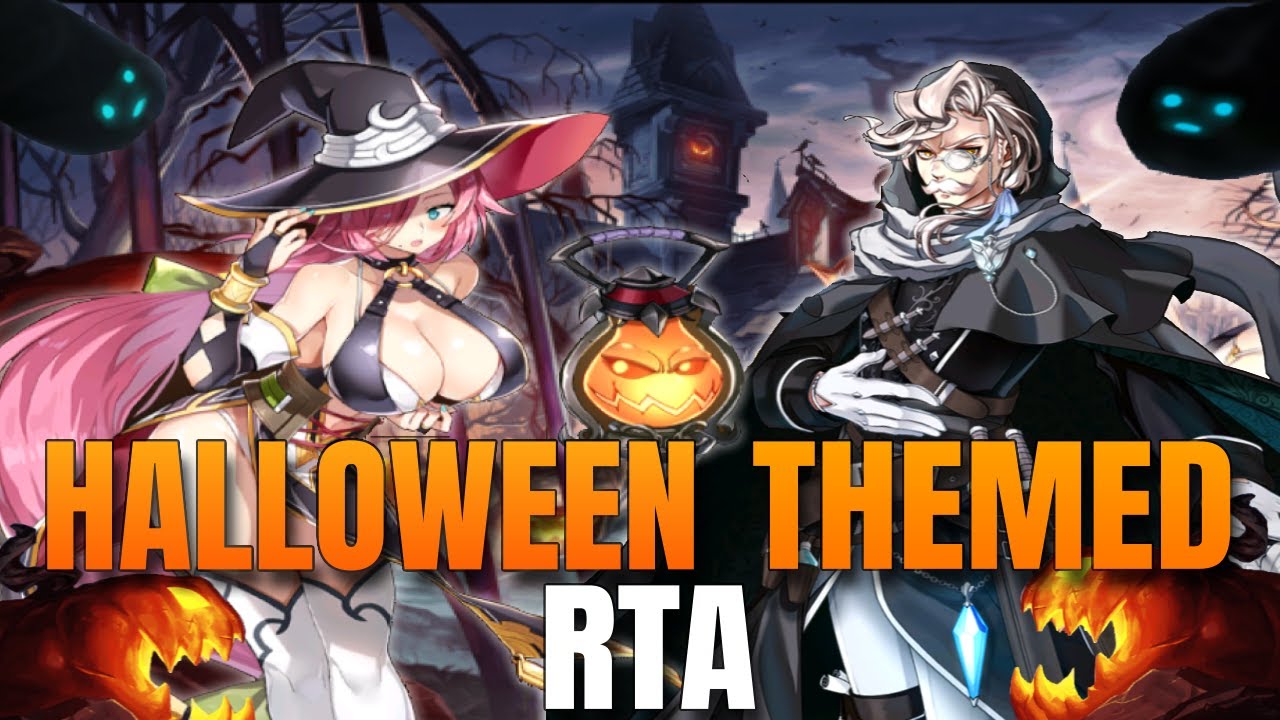 Я использовал только жуткие юниты для Хэллоуина! RTA - Epic Seven