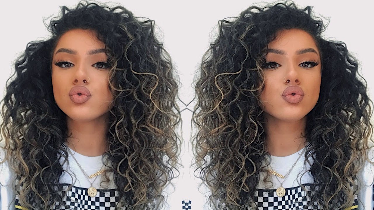 BIG CURLY HAIR TUTORIAL - (how to make your hair look curlier NATURALLY) 2019