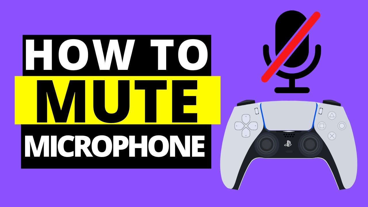 How To Mute Or Disable Controller Mic On PS5