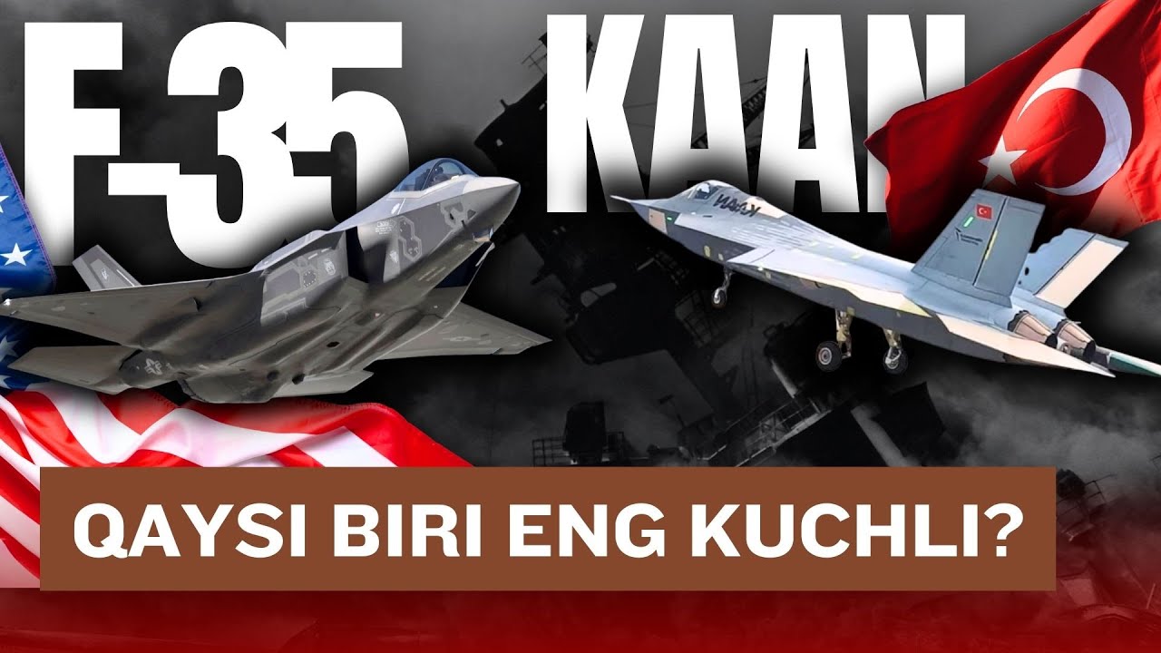 F-35 VS KAAN QAYSI BIRI KUCHLI? | Qurollanishdagi AQSh va Turkiya