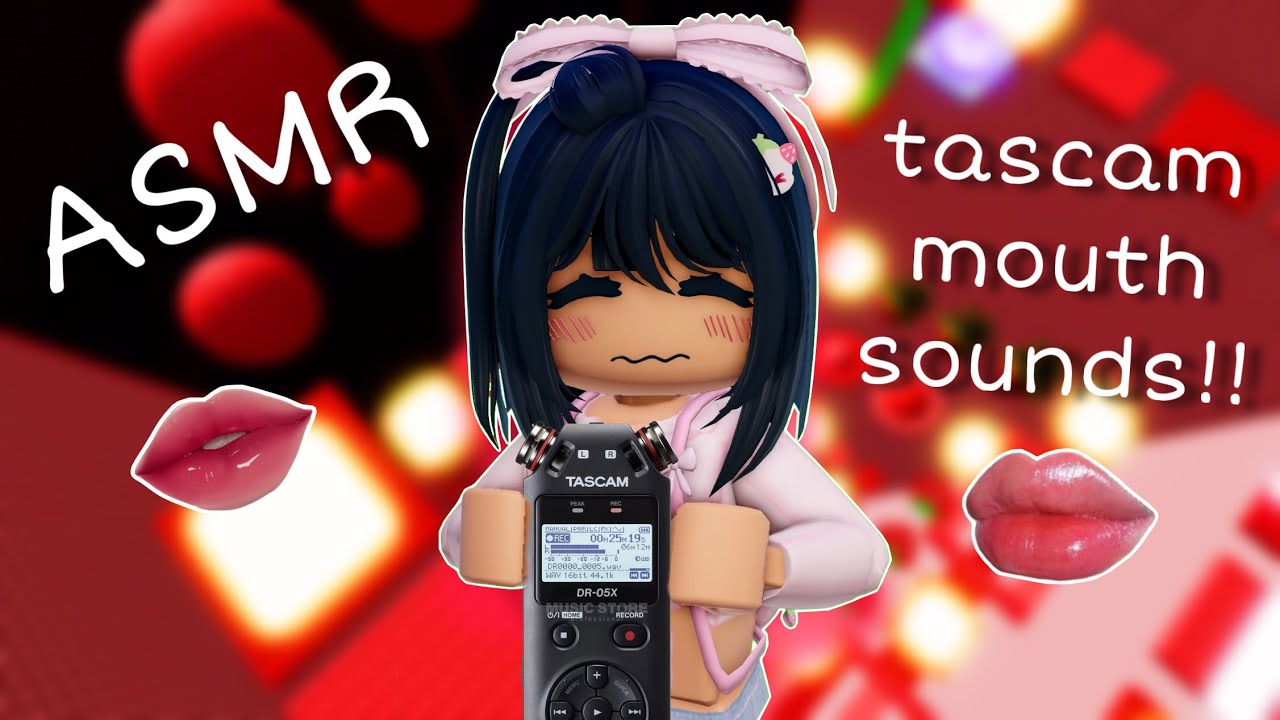 ROBLOX ASMR ~ TASCAM MOUTH SOUNDS TO HELP YOU SLEEP 😴 (NO TALKING)