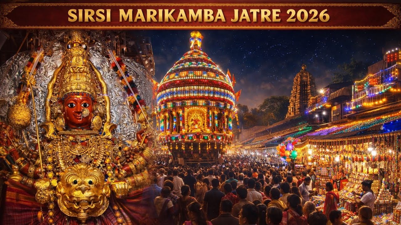 Sirsi marikamba jatre 2026 | Karanataka's biggest jatre | #marikambatemple #sirsi #jatre #mela  |