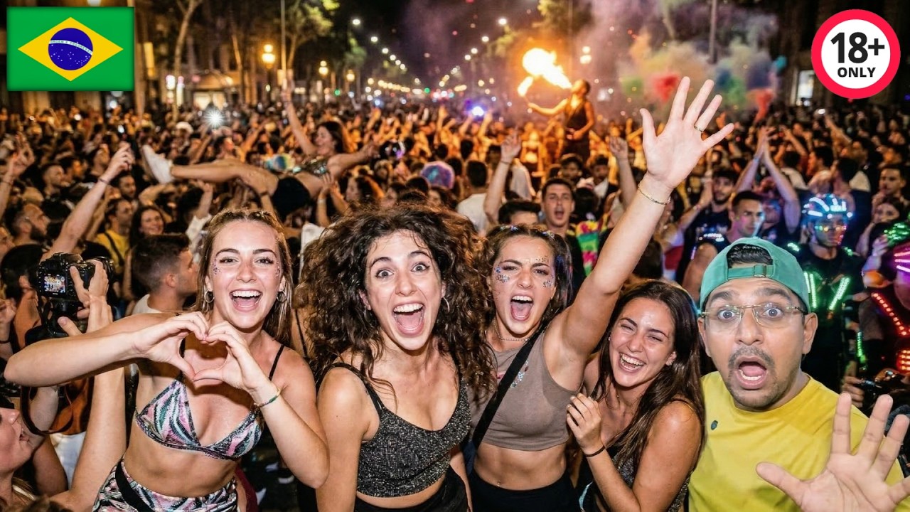 Biggest & Wildest Nightlife Street Party on Earth (BRAZIL 🇧🇷)
