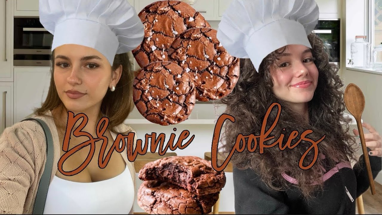 Make brownie cookies with us!! 