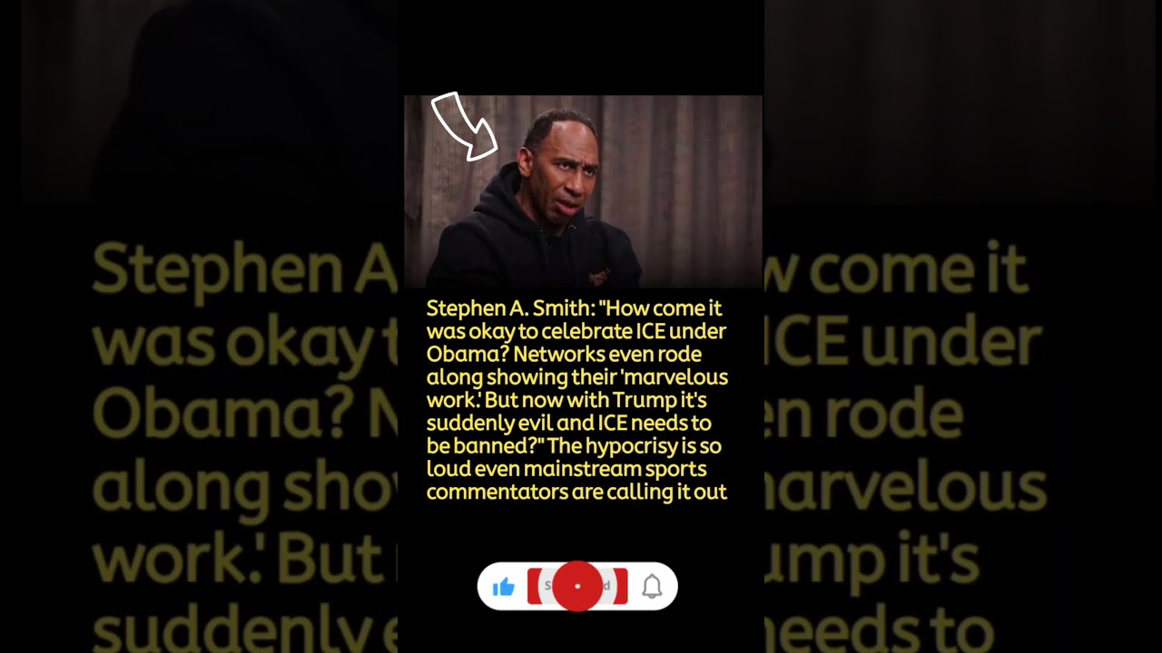 Stephen A. Smith Questions the Debate Over ICE Under Obama vs. Trump