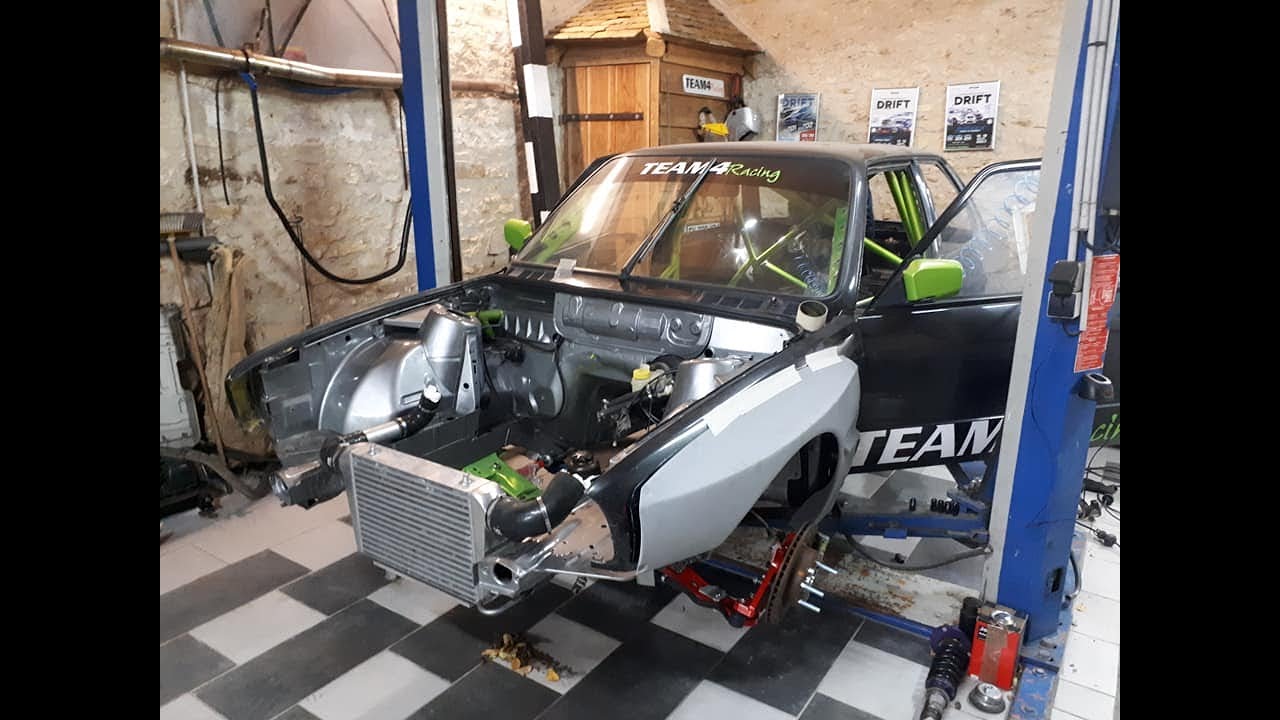 Préparation châssis BMW E30 T4R Drift CFD 2022 étape 1