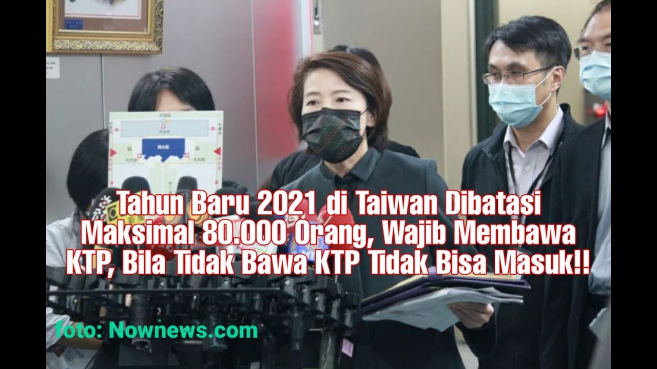 Tahun Baru 2021 di Taiwan Dibatasi Maksimal 80.000 Orang!