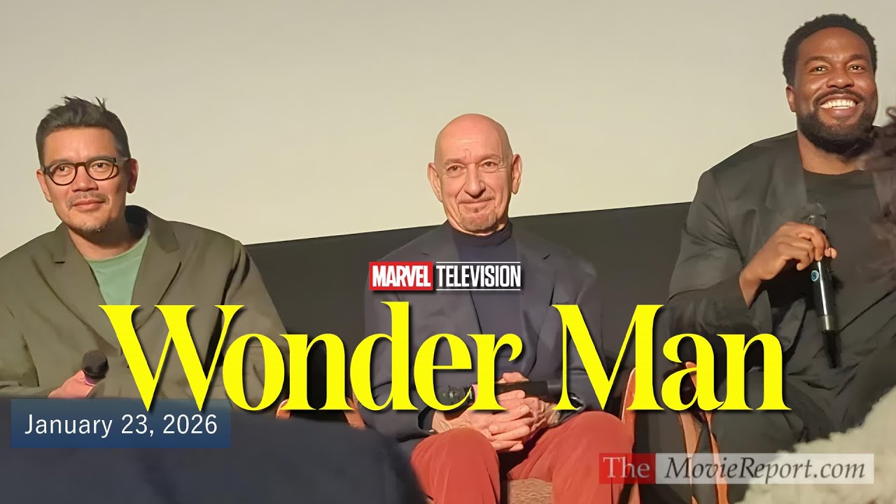WONDER MAN talk with Yahya Abdul-Mateen II, Ben Kingsley, Destin Daniel Cretton - January 23, 2025
