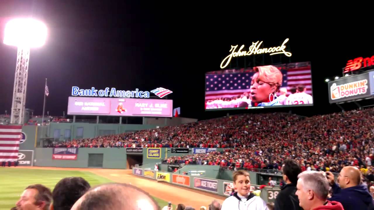 Fenway Park World Series Fly over 2013