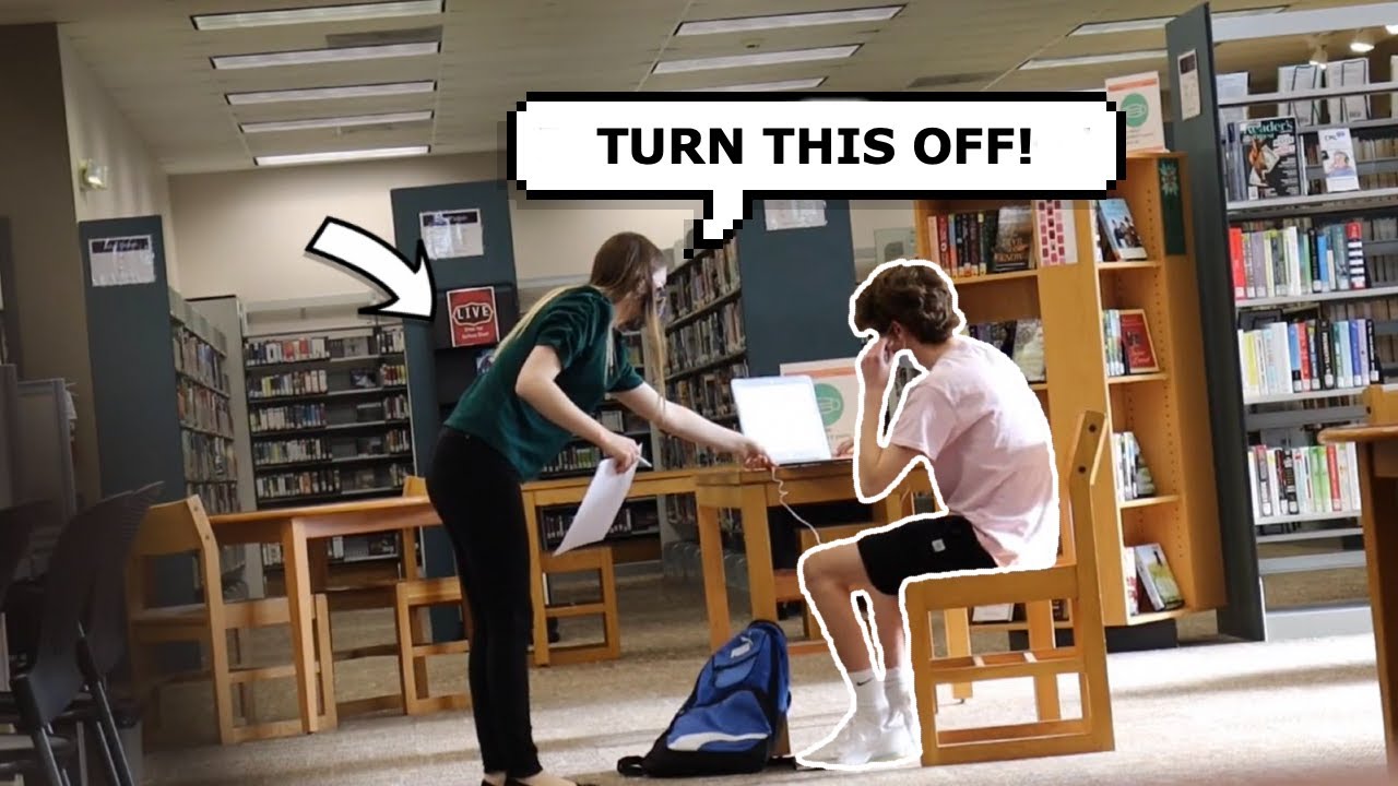 Blasting Inappropriate Music In a Library!