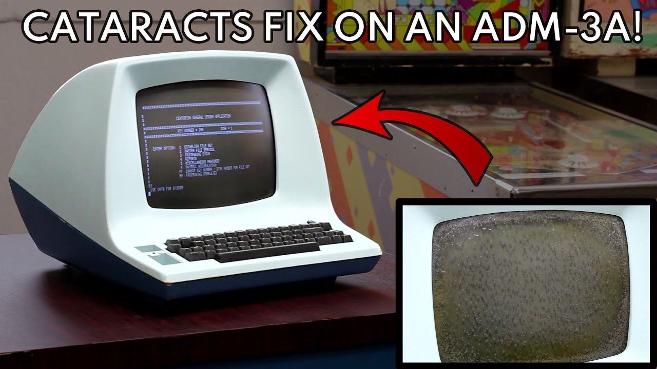 Repairing a Bad Case of Cataracts on an ADM-3A Terminal