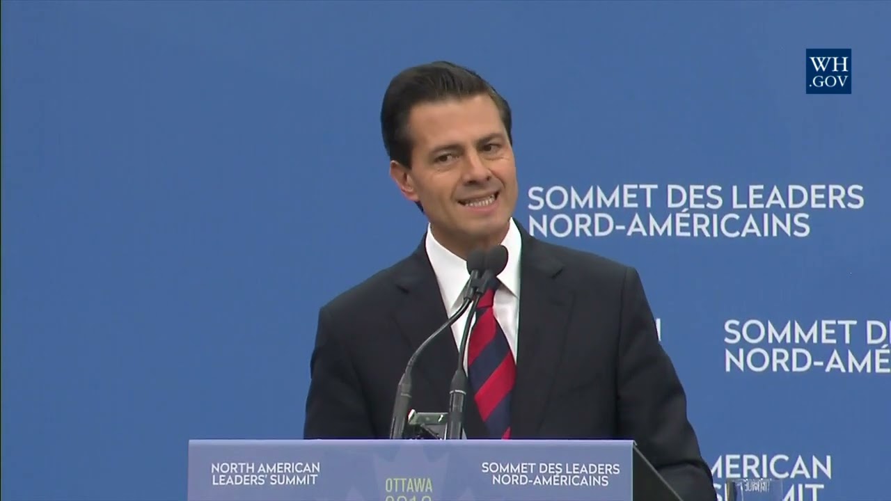President Obama Participates in a Trilateral Press Conference
