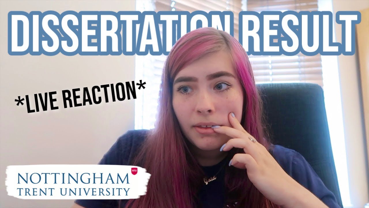 LIVE REACTION: OPENING MY DISSERTATION RESULTS 2021 (Nottingham Trent University)