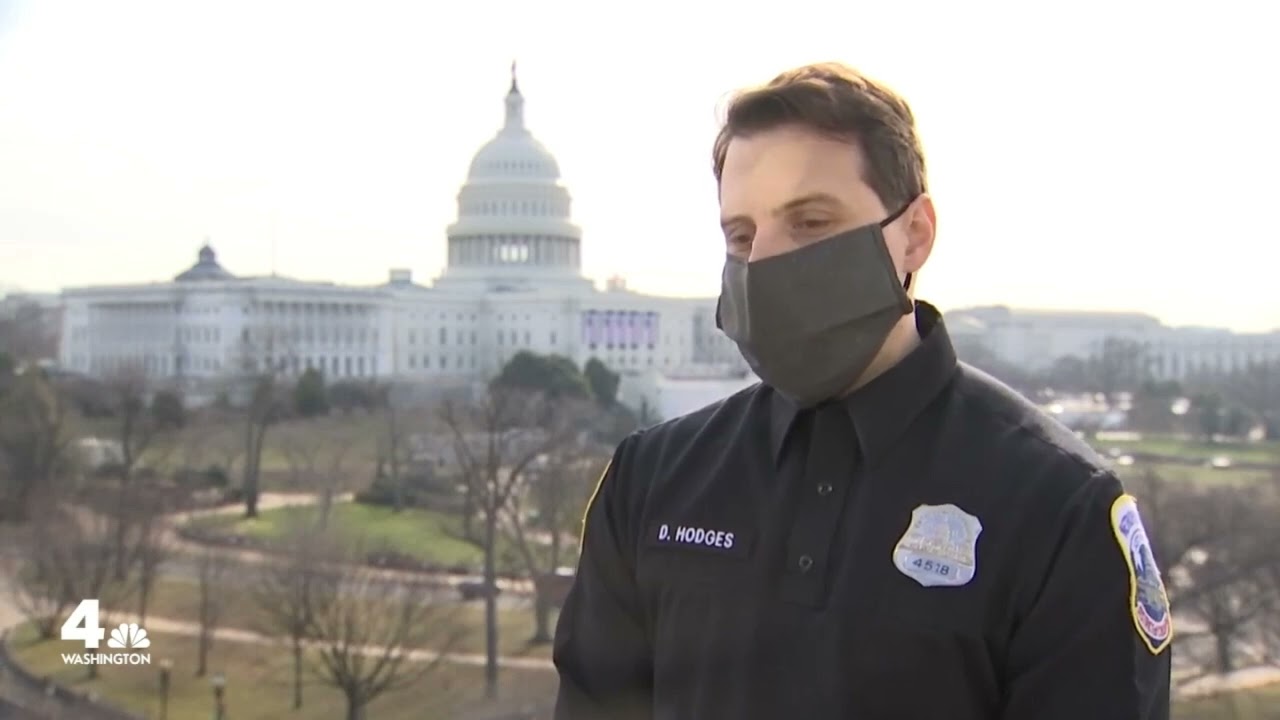 Jan. 15, 2021 | NBC4 Washington interview w/ Capitol Police Officer assaulted during Jan. 6 riots