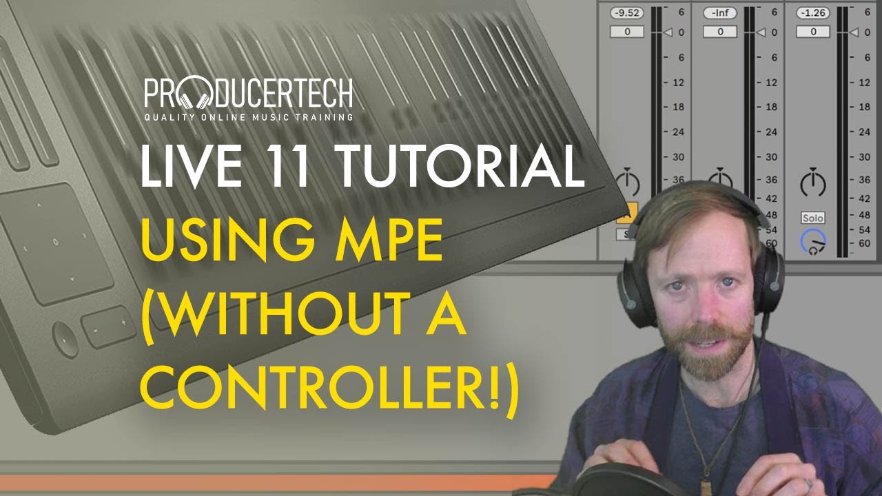 Using MPE in Live 11 - No controller necessary!