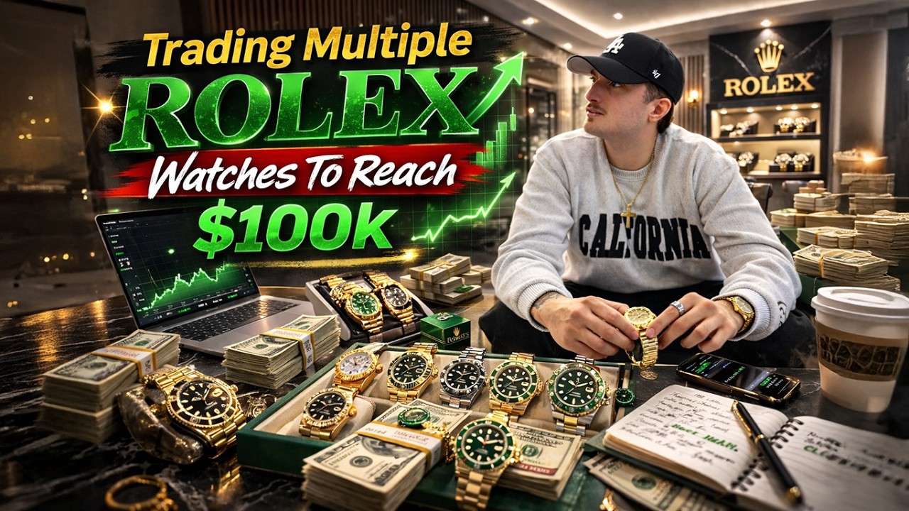 Trading Multiple Rolex Watches To Reach $100k
