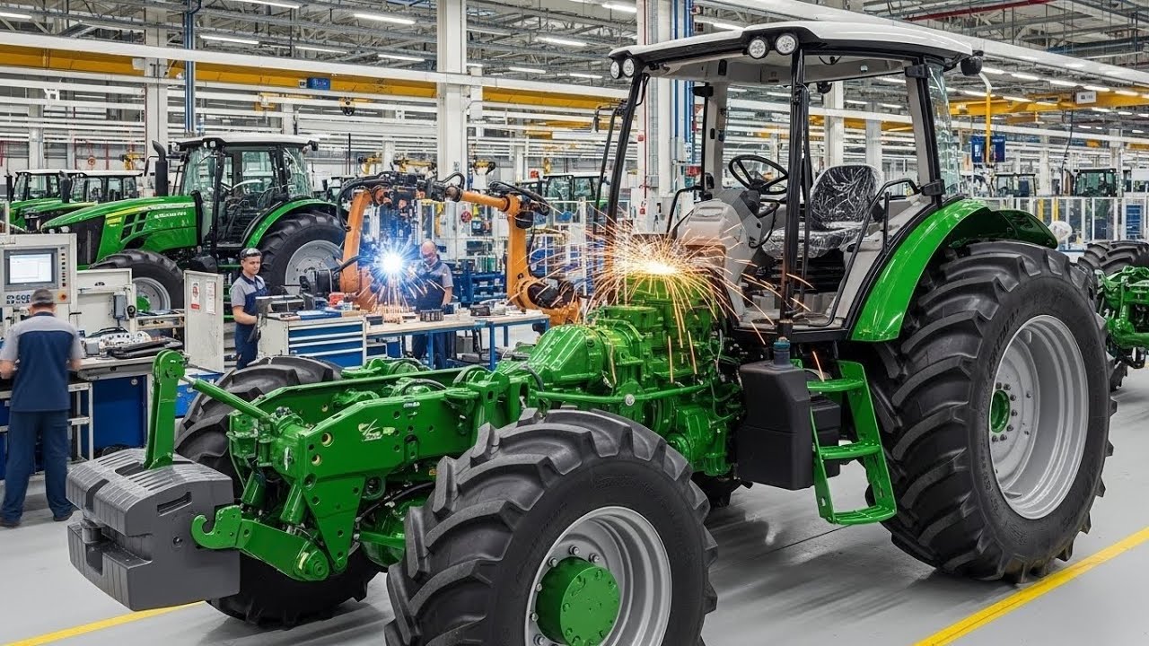 Inside the World&rsquo;s Most Advanced Tractor 🚜 Megafactory | Step-by-Step Manufacturing Process
