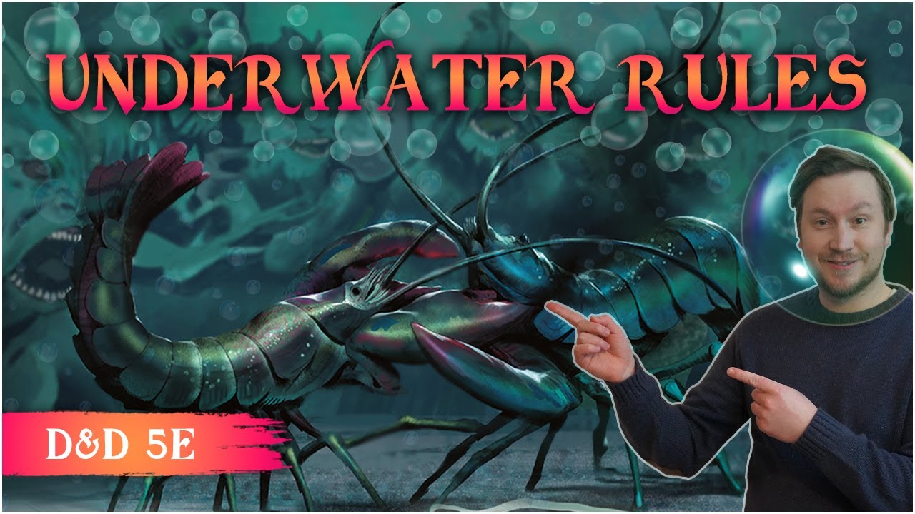 Земля безжизненна, D&D 5e: подводный мир: 🌊правила видимости, боя, удушья и многого другого!🏊