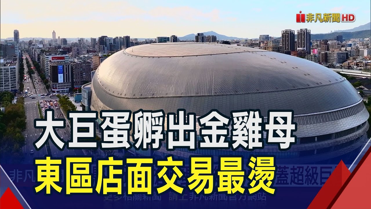 大巨蛋孵出商機！東區店面重返榮耀 帶動大安.松山區周邊交易衝上前3｜非凡財經新聞｜20241216