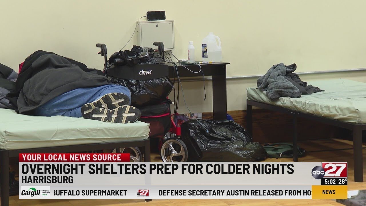 Harrisburg shelters prepare for more people as temperature drops
