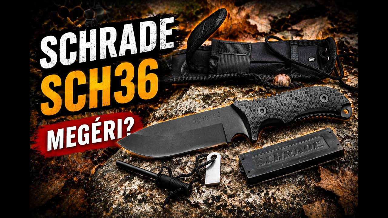 SCHRADE SCHF36 Frontier teszt videó