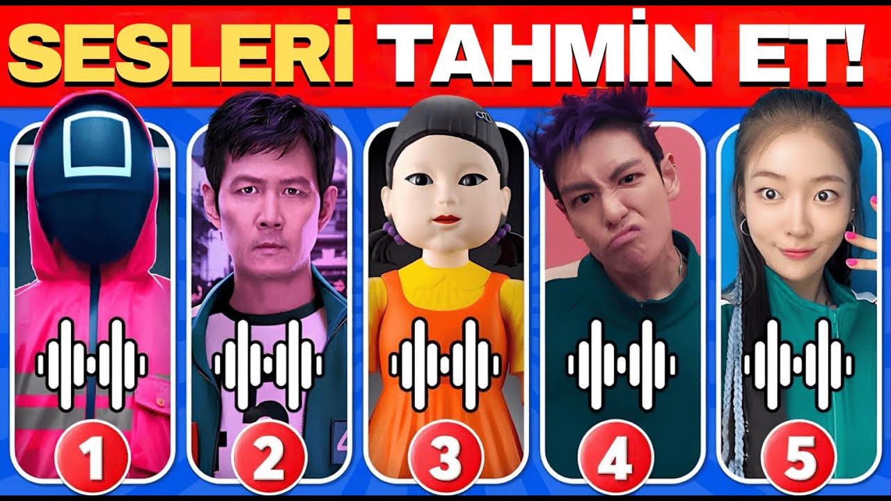 Squid Game 2 Karakterlerini Seslerine ve Şarkılarına Göre Bilin! 🧠 Thanos, Oyuncu 456!