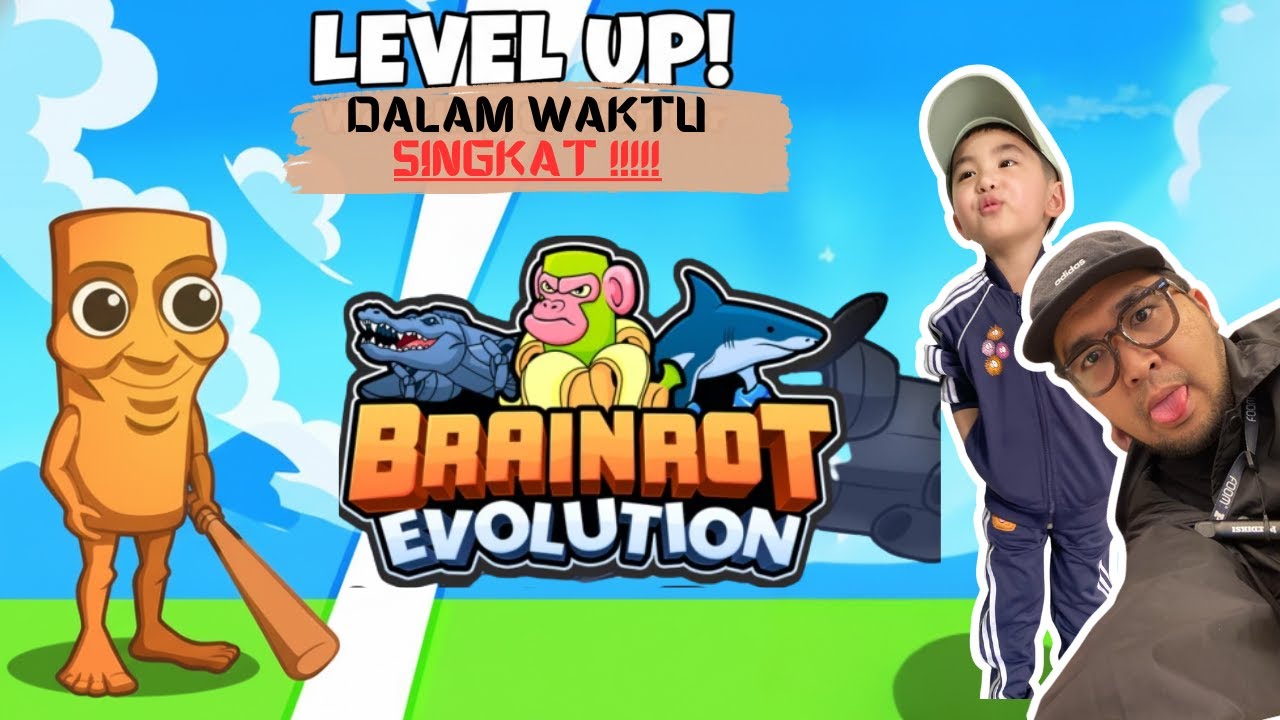 ROBLOX Brainrot Evolution : Cara Gila Naik Level 0-60 TANPA HACK!