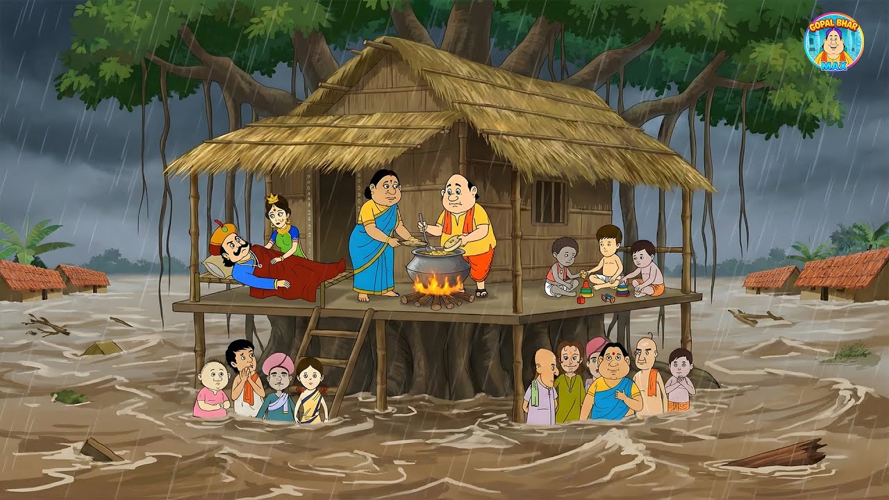 ভয়ানক বন্যায় গোপাল দাদার কেরামতি! গাছে ঘর বানিয়ে বাঁচাল প্রাণ | Gopal Bhar | New Episode 2025
