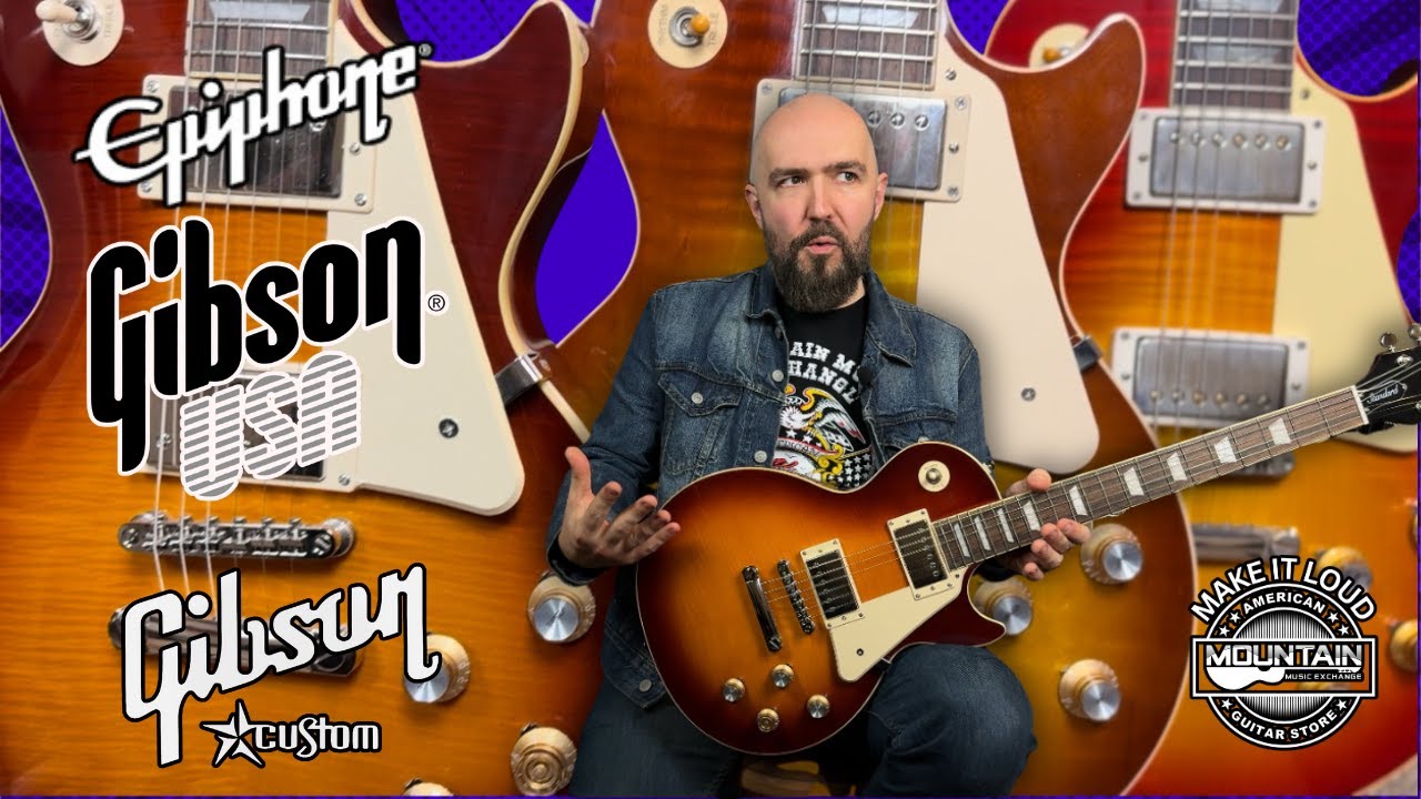Подробный разбор гитар Les Paul 60-х! Epiphone, Gibson USA и Gibson Custom — обзор и демонстрация.