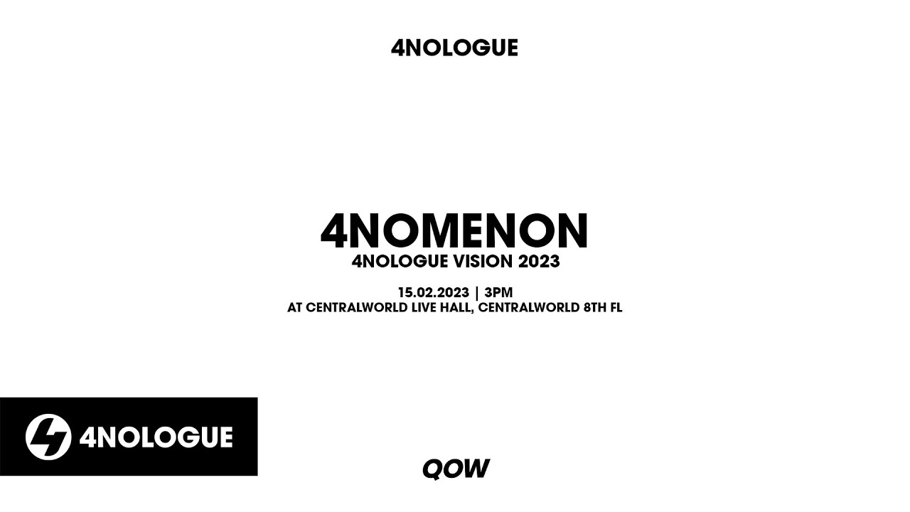4NOMENON | 4NOLOGUE VISION 2023