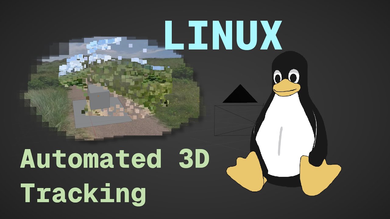 Automated 3d camera tracking on Linux (and Mac) for FREE (COLMAP workflow)