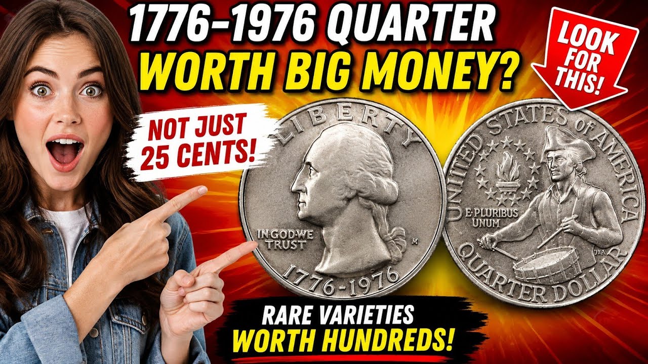 1776&ndash;1976 Bicentennial Quarter: Rare or Just 25&cent;? #Coins #CoinCollecting