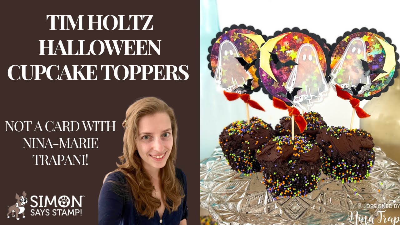 Sweeten Up Halloween with Tim Holtz Cupcake Toppers!