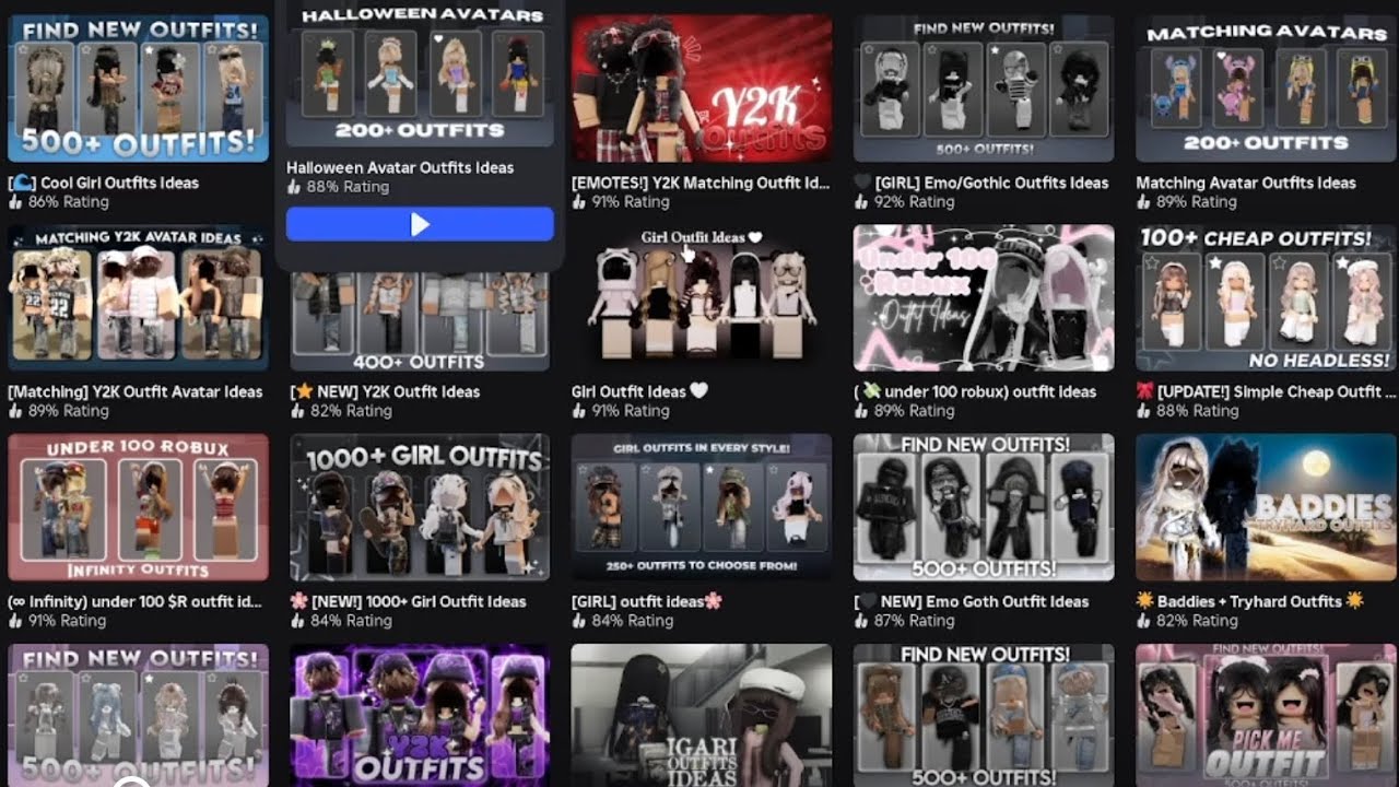 Entering Roblox Avatar Experiences For Clothing Ideas [VOICED] Girls Edition 