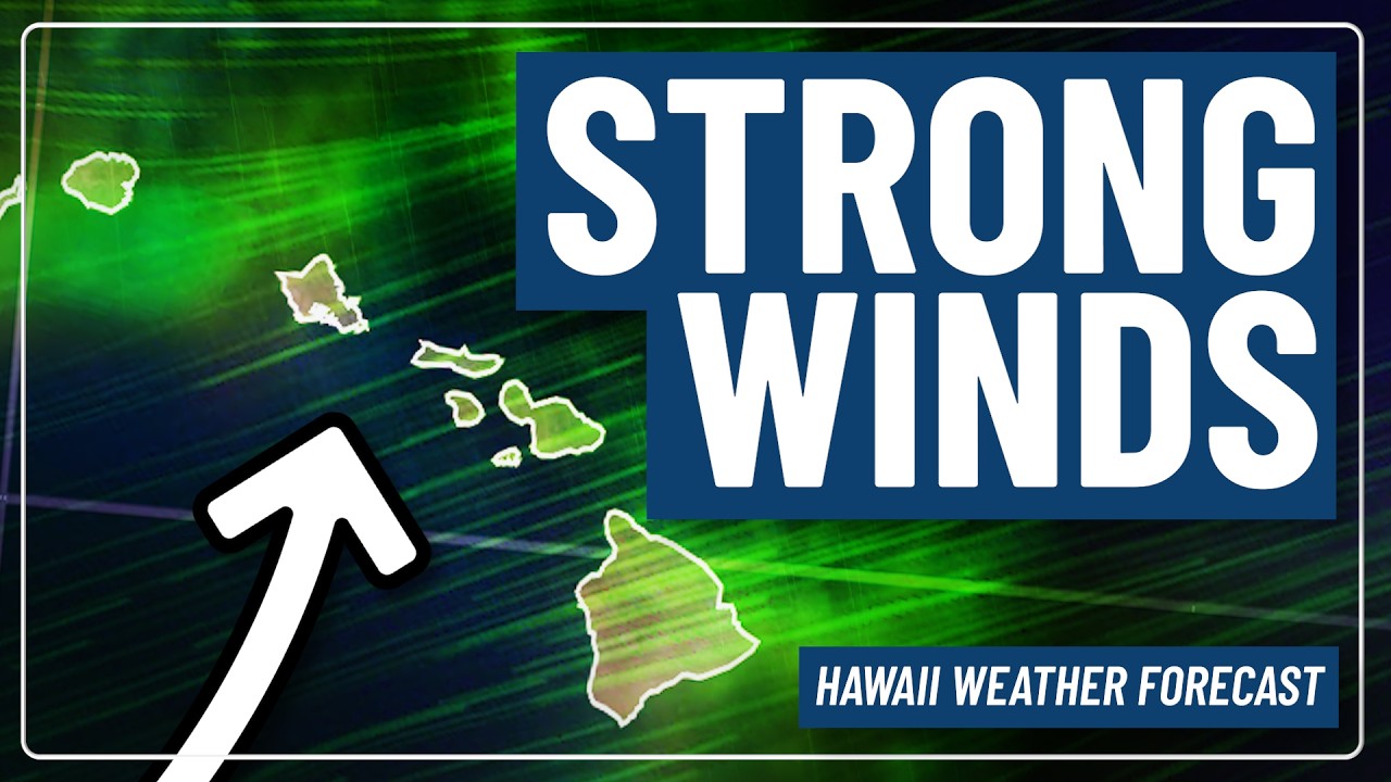 Strong Winds and Increased Showers Continue | Hawaii Weather Update