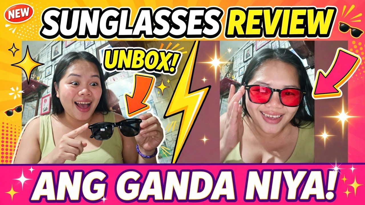 SUNGLASSES REVIEWS &UNBOX #unboxing #video #reviews #tiktok #fyp 