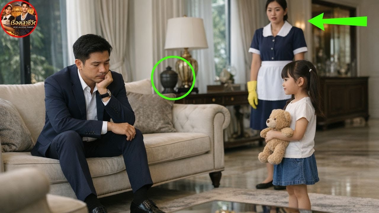 เศรษฐีผู้เป็นม่ายเศร้าโศกมาหลายวันแล้ว… จนกระทั่งลูกสาวของแม่บ้านทำสิ่งที่ไม่น่าเชื่อ
