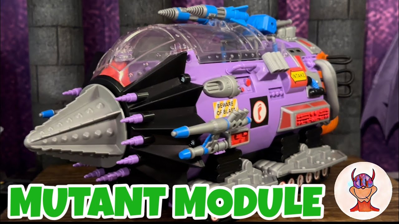 Classic MUTANT MODULE Teenage Mutant Ninja Turtles Playmates Superhero Action Figure Toy Review