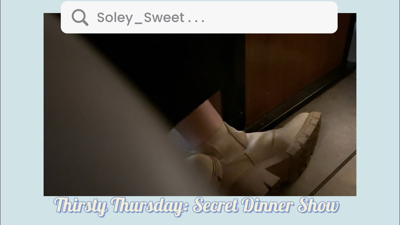 Thirsty Thursday: Secret Dinner Show