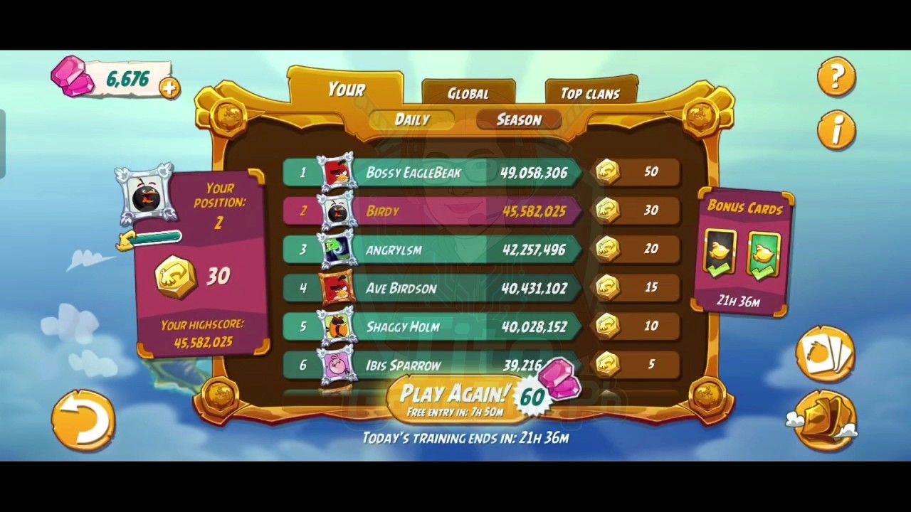 Angry Birds 2 | Mighty Eagle Bootcamp | MEBC | 7 March 2026
