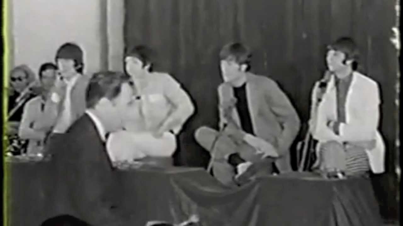 Beatles L.A. Press Conference 1966 - Fab Four Near End of Touring