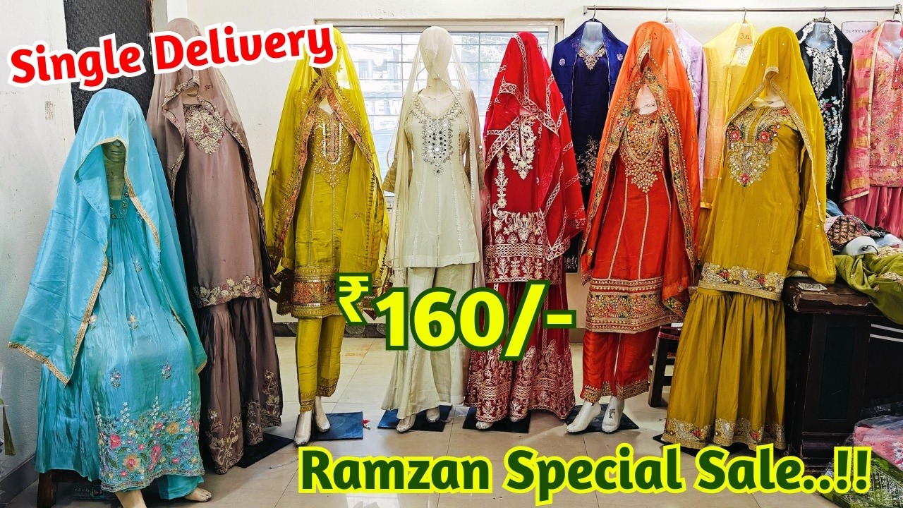 Ramzan Special Sale..!!! ₹ 160/-  Reyon Materials Partywear Dresses Pakistani 3-PCS Sets Co-ord Sets