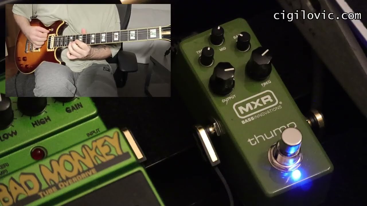 MXR Thump Bass Preamp (M281) - Electric Guitar Test