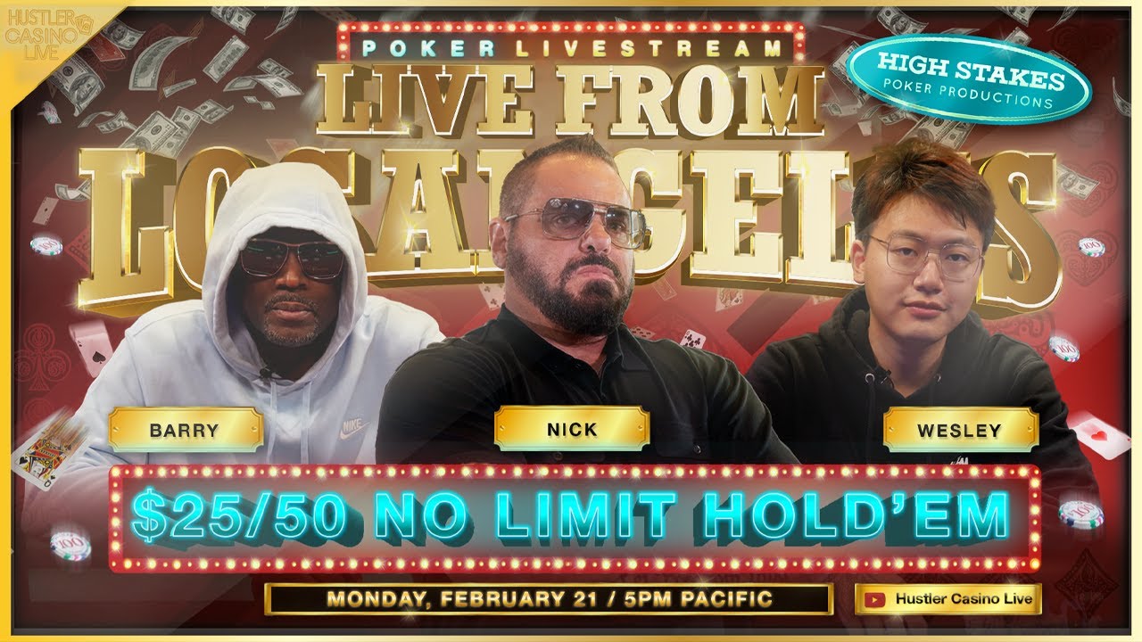 Barry, Wesley & Nick Vertucci Play $25/50 No Limit Hold'em - Commentary by RaverPoker