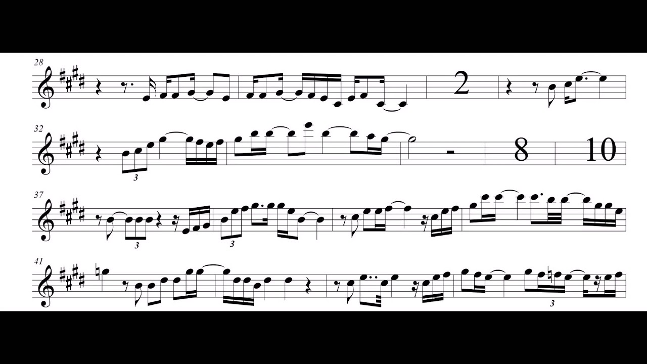 Us and Them - Pink Floyd -Tenor Sax Solo Transcription (Andrea Agostino)