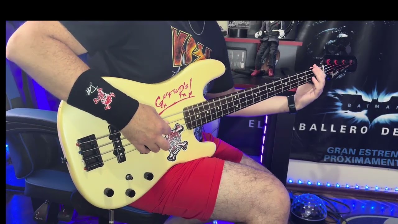 Guns N’ Roses - Nothin’ (bass cover) 