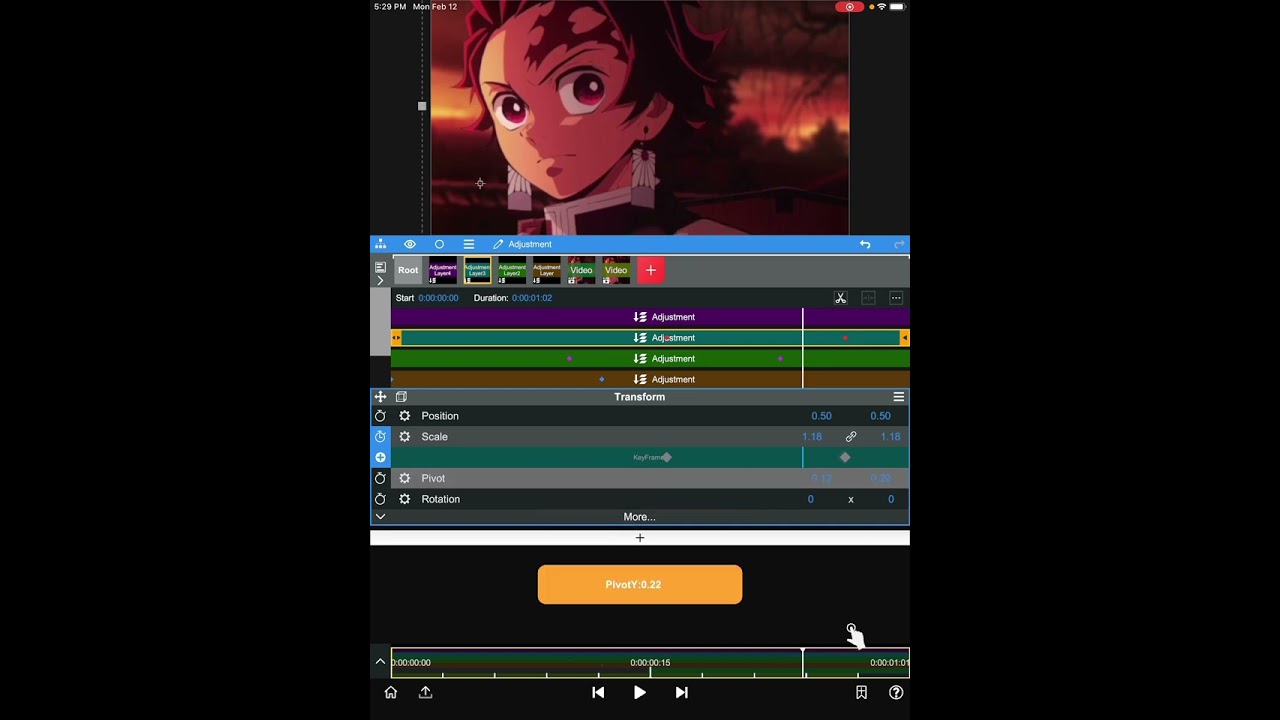 simple seamless face zoom tutorial Node Video
