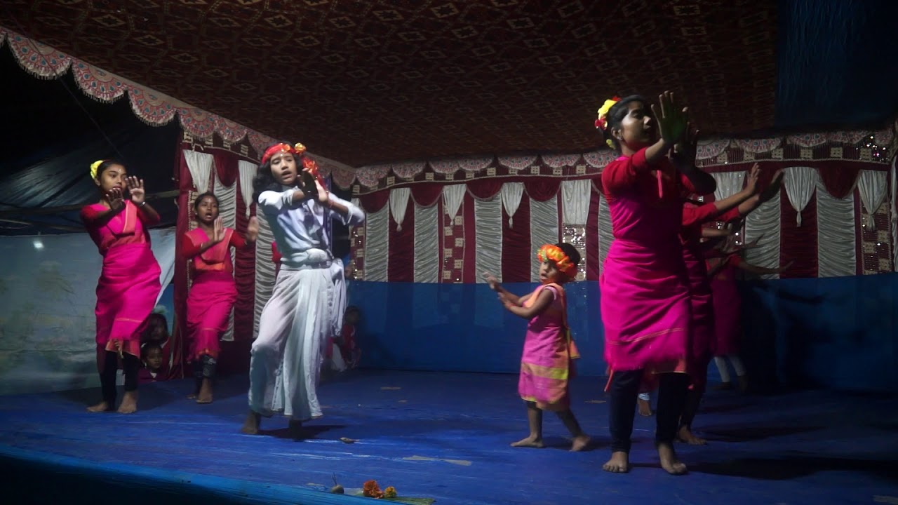Kushan Nrittya - দুসমন্ত রাজা আর শকুন্তলার প্রেম ।। ও মোক ছাড়িয়া না যান রে ।।