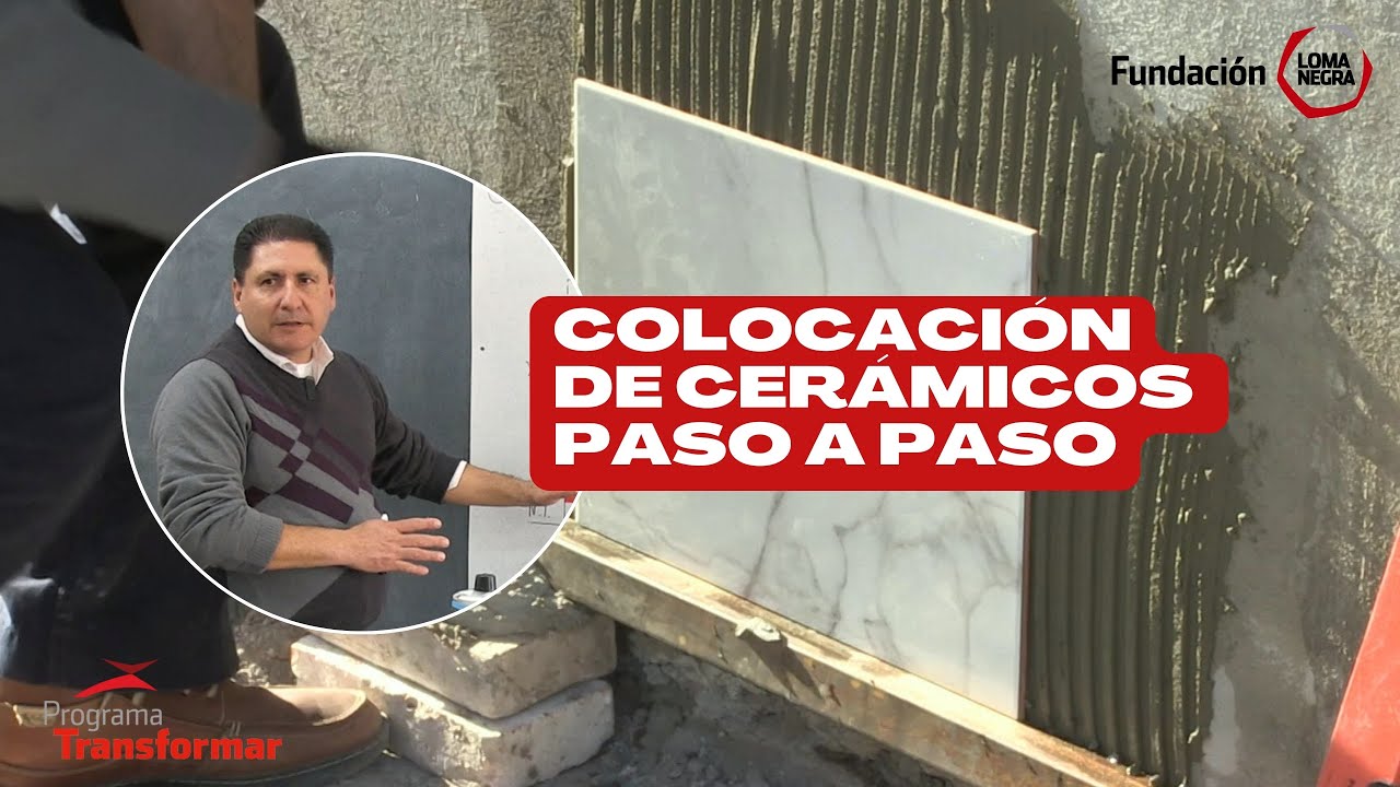 🛠️ CÓMO COLOCAR CERÁMICOS PARA PARED Paso a Paso - Fundación Loma Negra
